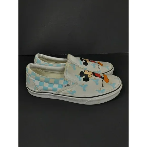 Disney World X Vans 50th Anniversary Slip On Mickey Mouse Men 7 Wmn 8.5 - Picture 2 of 15